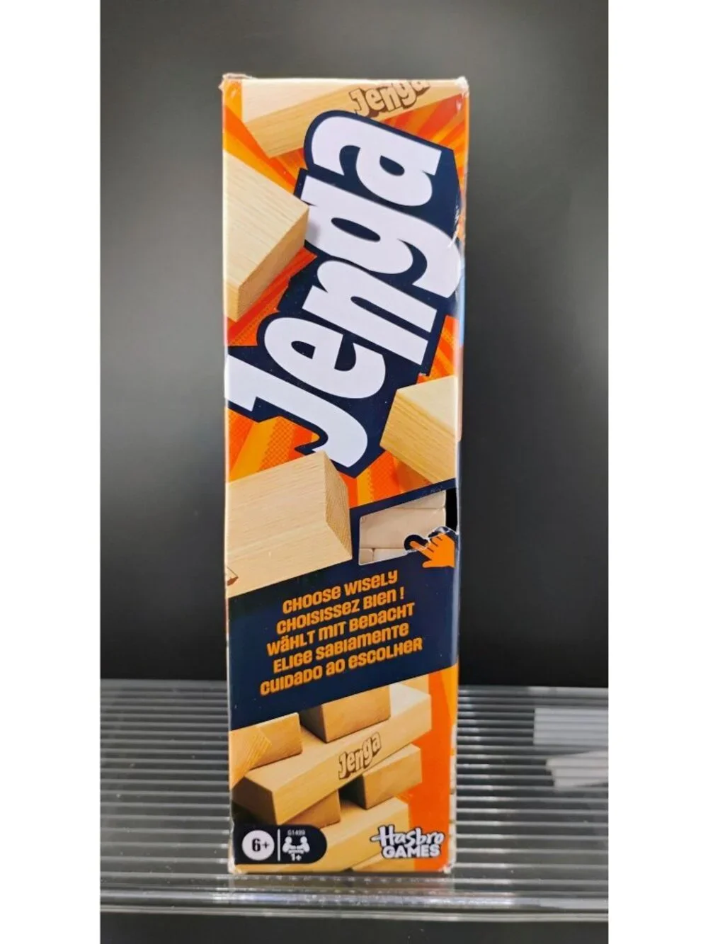Jenga Wooden Tower Stacking Game Hasbro Classic Kids & Adults